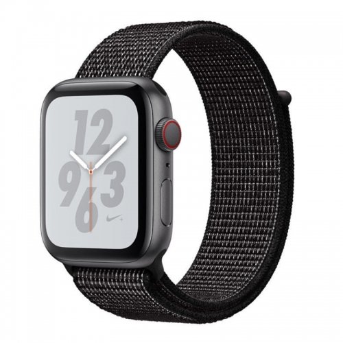 Apple Watch 42/ 44mm Nylon Siksniņa (Melna)