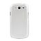 Samsung i9300 Galaxy S3 III white silver back case cover bumper maks