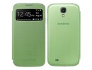 Samsung Galaxy i9500/i9505 S4 IV Original Premium S-view cover flip case EF-CI950BGEGWW Yellow Green maks 