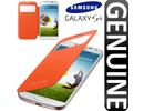 Samsung Galaxy i9500/i9505 S4 IV Original Premium S-view cover flip case EF-CI950BOEGWW orange maks 