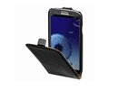 Samsung i9500/i9505 Galaxy S4 IV Premium Leather Flip Window Hama case cover black maks