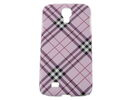 Samsung i9500/i9505 Galaxy S4 IV Burberry Style Fashion Purple Back Case Cover maks 