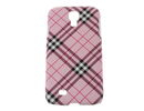 Samsung i9500/i9505 Galaxy S4 IV Burberry Style Fashion Pink Back Case Cover maks 