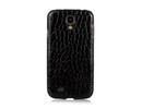 Samsung i9505/i9500 S4 Croco Back Case Cover Black maks 