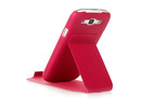 Samsung i9300 Galaxy S3 Hot Pink Red Leather Flip Case Cover Stand maks