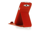 Samsung i9300 Galaxy S3 Red Leather Flip Case Cover Stand maks