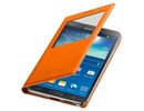 Samsung N9005 Galaxy Note 3 III Original S-View Cover Case Orange EF-CN900BOEGWW maks