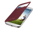 Samsung i9505/i9500 Galaxy S4 S-View Original Wallet Flip Case Cover Red EF-CI950BREGWW maks