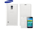 Samsung G900 Galaxy S5 EF-WG900BWEGWW Flip Wallet Case Cover White maks