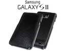 Samsung i9100/i9105 Galaxy S2/S2 Plus Carbon Flip Case Cover Black maks