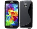 Samsung Galaxy S5 i9600 G900 Premium Silicone S Soft Back Case Cover Black maks 