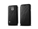 Samsung Galaxy S5 i9600 G900 Kalaideng Leather Wallet Flip Case Stand Cover Black maks 