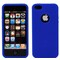 Apple iPhone 5 Blue Silicone Case Cover Bumper maks