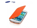 Samsung EFC-1M7FOE Īpa&scaron;i plāns vertikāli atverams maks i8190 Galaxy S3 mini Oranžs (Bulk)