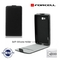 Forcell Flexi Slim Flip Samsung i9100 Galaxy S2 vertik&Auml;?li atverams silikona ietvar&Auml;? Melns
