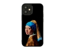 Ikins case for Apple iPhone 12 mini girl with a pearl earring