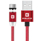 Evelatus Data cable LTM02 3 in 1 Magnetic (Lightining, Type C, Micro USB) Universal Red