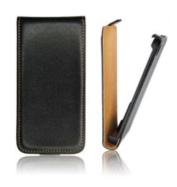 Nokia 303 leather case cover maks flip
