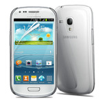 Samsung Galaxy S3 SIII Mini i8190 Clear Crystal Thin Hard Back Case Cover maks vāciņš