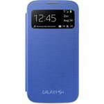 Samsung Galaxy i9500/i9505 S4 IV Original Premium S-view cover flip case EF-CI950BLEGWW rigel blue maks 
