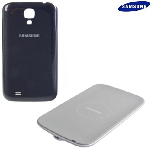 Samsung Galaxy S4 i9505/i9500 Wireless Charger Kit Pad+ Battery Cover EP-WI950EBEGWW black lādētājs