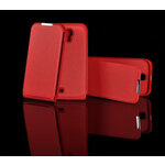 Samsung Galaxy S2/S2 Plus i9100/i9105 Luxury Iron Slim Flip Case Cover Red maks