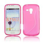 Samsung Galaxy Trend/Duos/Plus S7560/S7562/S7580 Silicone Soft Back Case Bumper Pink maks