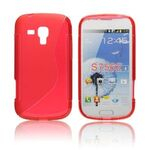 Samsung Galaxy Trend/Duos/Plus S7560/S7562/S7580 Silicone Soft Back Case Bumper Red maks