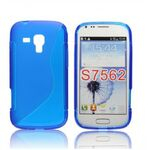 Samsung Galaxy Trend/Duos/Plus S7560/S7562/S7580 Silicone Soft Back Case Bumper Blue maks