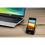 Samsung Galaxy S2/S2 Plus i9100/i9105 USB Docking Station Dock Charger Stand Cable Hama lādētājs