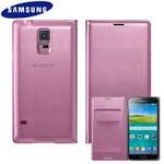 Samsung Galaxy S5 i9600 G900 Original Flip Wallet Case Cover Glam Pink EF-WG900BPEGWW maks