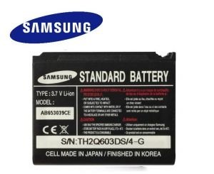 Samsung AB653039CE Original Battery U900 U800 Li-Ion 750mAh (M-S Blister)