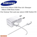 Samsung ETA-U90EW 2A Universal USB Plug charger + ECB-DU4EWE Micro USB Cable White