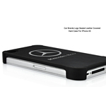 Apple Iphone 4/4S Leather Back Case Cover Mercedes Design maks vāciņs