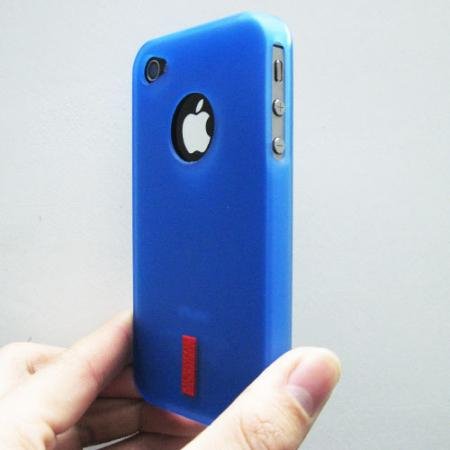 Apple iPhone 4/4S Soft Blue Back Case maks vāciņš