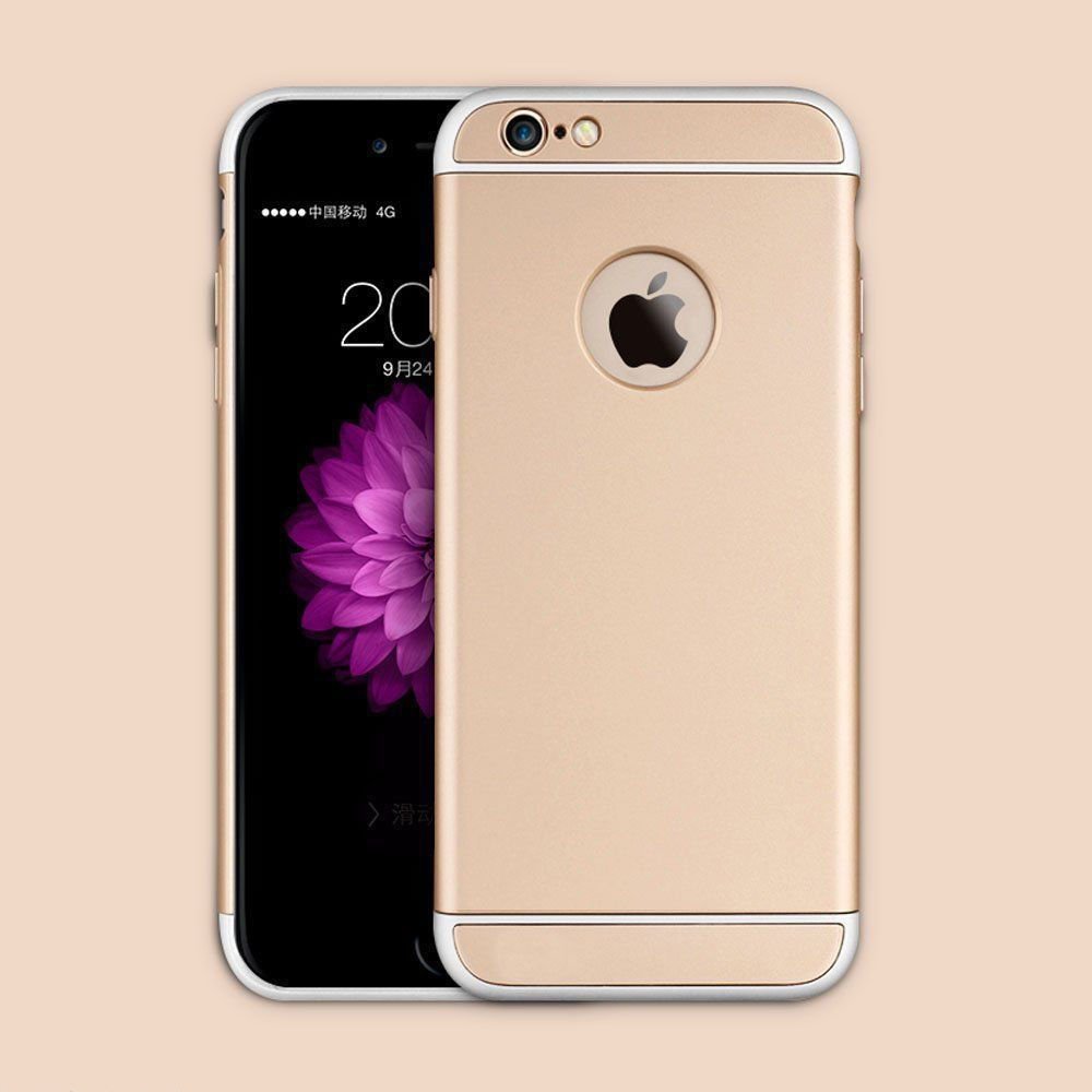 Apple iPhone 7/7S Metal Gold Luxury Ultra Thin 0.9mm Shockproof Armor Back Case Cover maks vāciņš ultra plāns  