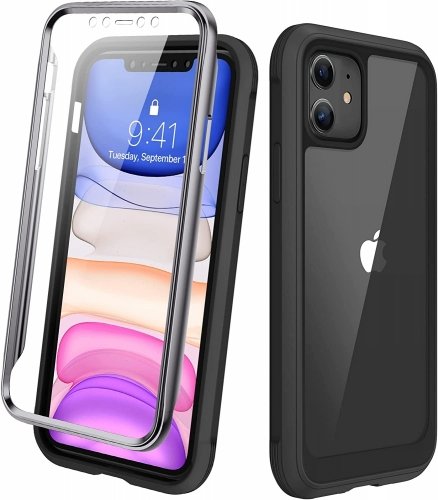iPhone 11 maciņ&scaron; Diaclara 360 (Melns)