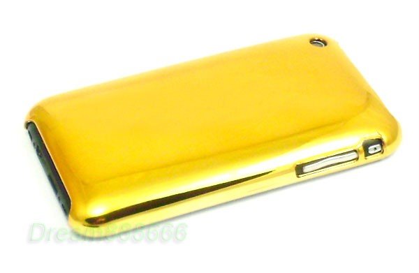 Apple iPhone 3/3G/3GS Deluxe Silver Chrome Mirror Back Case Cover maks