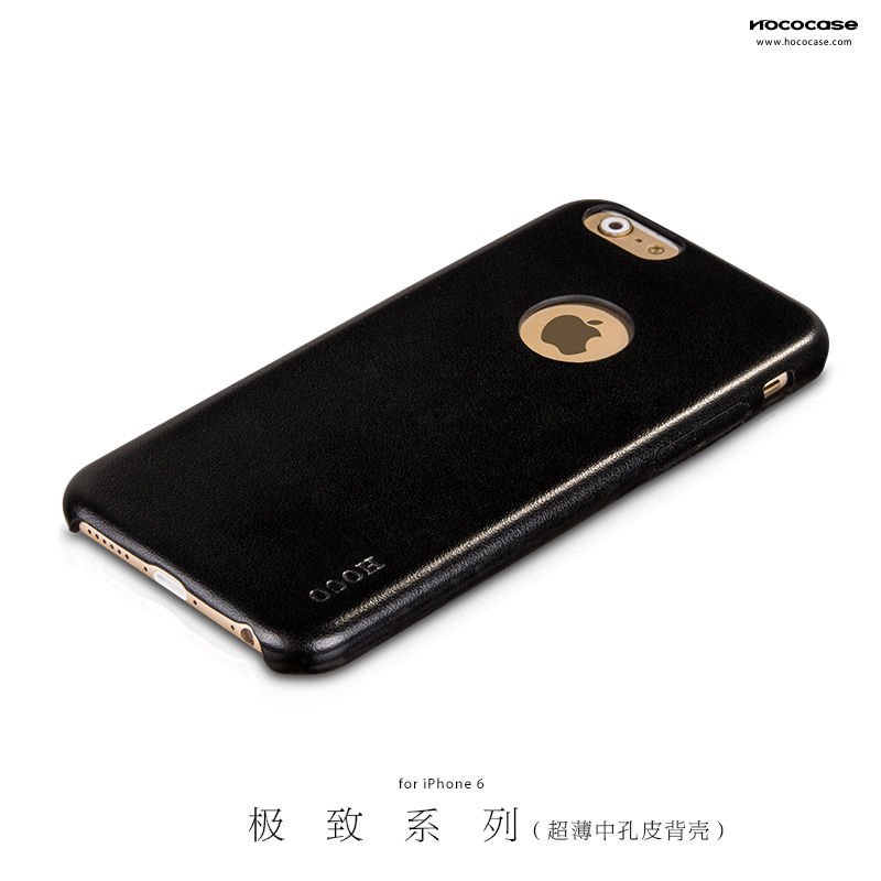 Apple Iphone 6 Genuine Hoco Real Leather Ultra Slim Fit Series Back Cover Case maks