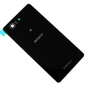 Sony D6603 Xperia Z3 Black Original Battery Cover Panel Back Case Glass stikla baterijas vāciņš korpuss