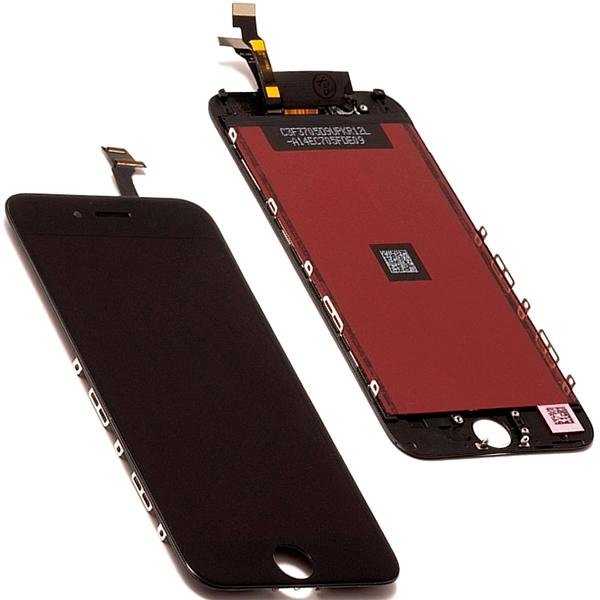 Apple iPhone 6S ekrāns ar nomaiņu display touch screen displejs stikls black melns