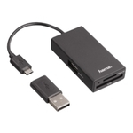 Hama USB 2.0 OTG Hub/Card Reader