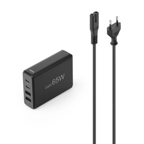 Hama 00201979 Charging Station With USB-C/USB-A 65 W Black