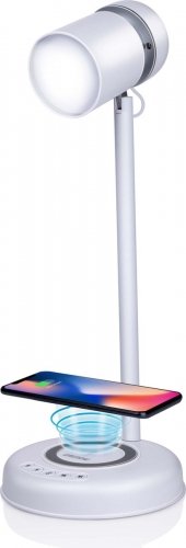 Others Grundig LED desk lamp 3:1 13*13*35cm include wireless charger 15W and built-in Bluetooth speaker
