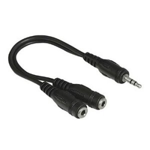 Audio Splitter Hama 2x 3.5mm Jack Plug Stereo 48925 austiņu sadalītājs