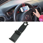 Universal Car Steering Wheel Clip Mount Holder iPhone/Nokia/HTC/CAT/Samsung/LG/Huawei/GPS/Phone auto stūres turētājs aвто