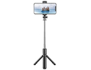 Elight S3 2in1 Selfie nūja &amp; Video WEB zvanu Statīvs izvelkams līdz 68cm &amp; Shutter Poga Melns