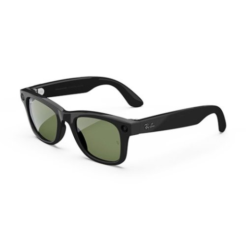 Ray-ban Meta Wayfarer Gen1 AI Glasses - Matte Black/Clear to Graphite Green