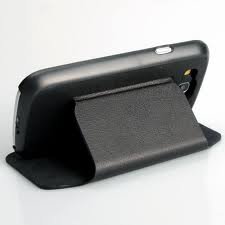 Samsung i9300 Galaxy S3 III leather Luxury case cover vallet maks melns black
