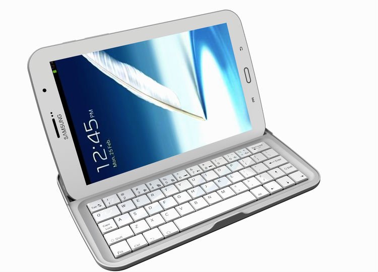 Samsung Galaxy Note 8.0 N5100 N5110 Bluetooth Keyboard Dock Case Cover White klaviatūra